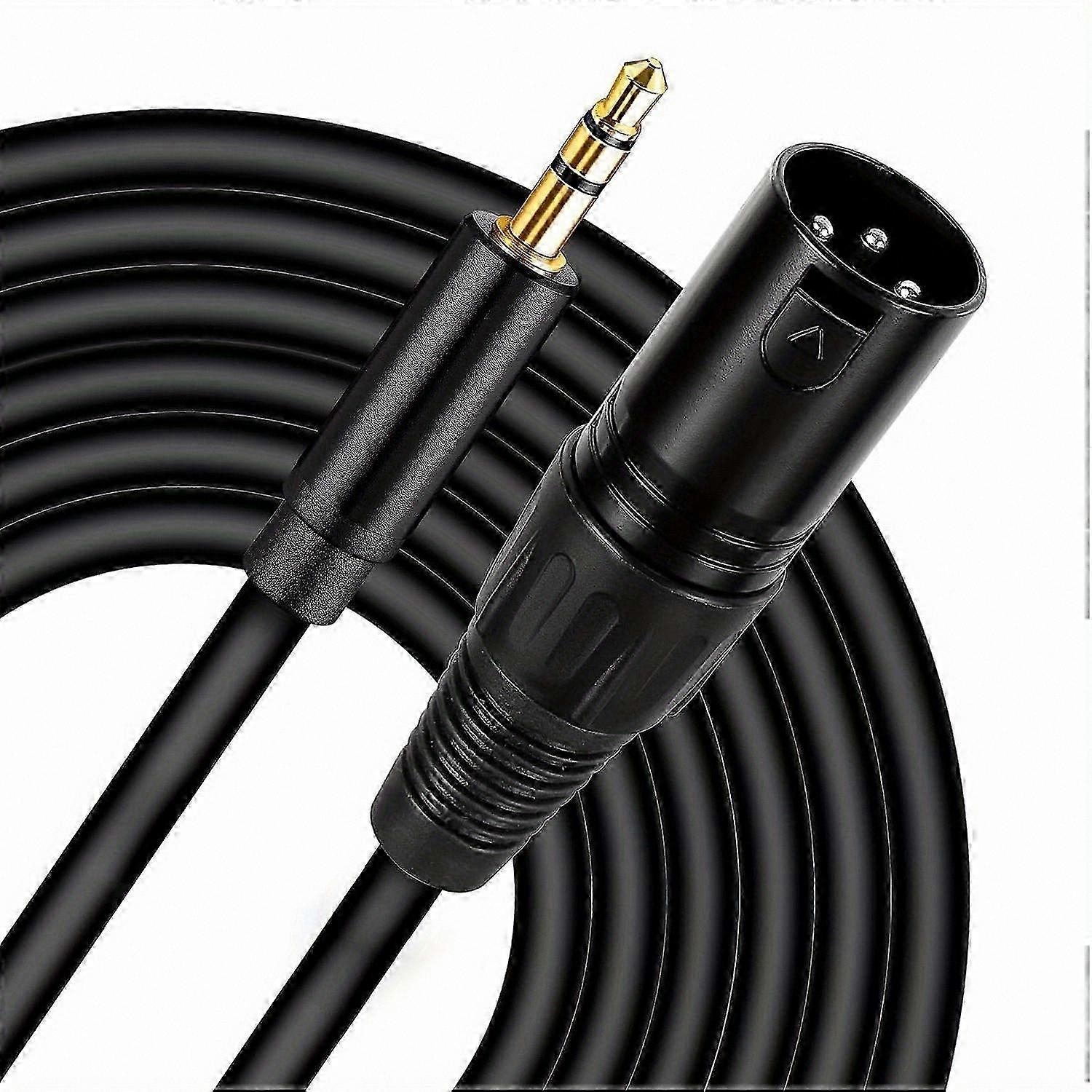 Studio-Quality XLR to 3.5mm o Adapter for Enhanced Microphone Performance and Crystal-Clear Sound Transmission