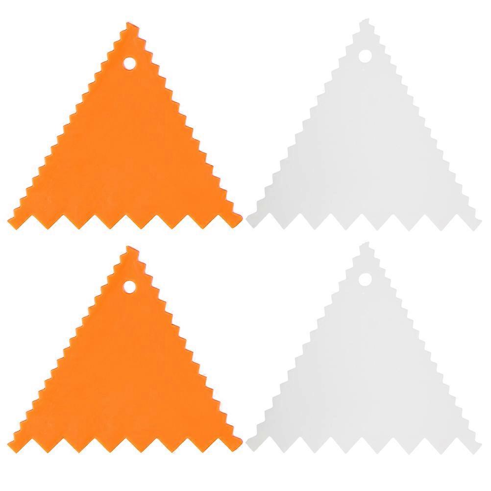 Creative Triangle for Cake Cream Sectioning 8Sets Assorted Colors