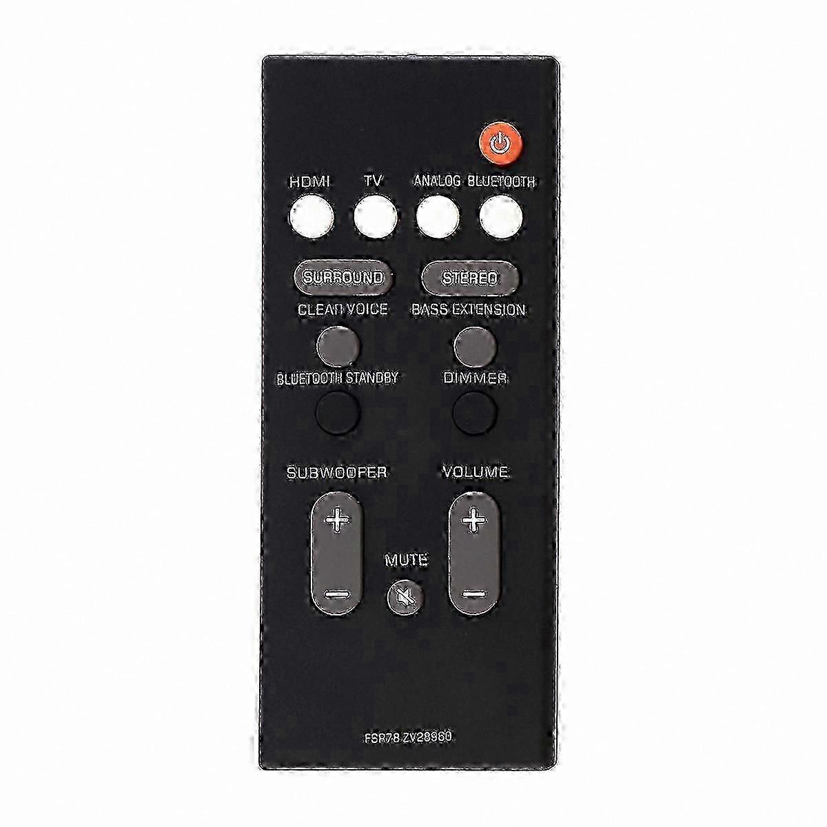Wireless Soundbar Remote for YAS and ATS Series FSR78 ZV28960-Compatible Sound Equipment Accessory