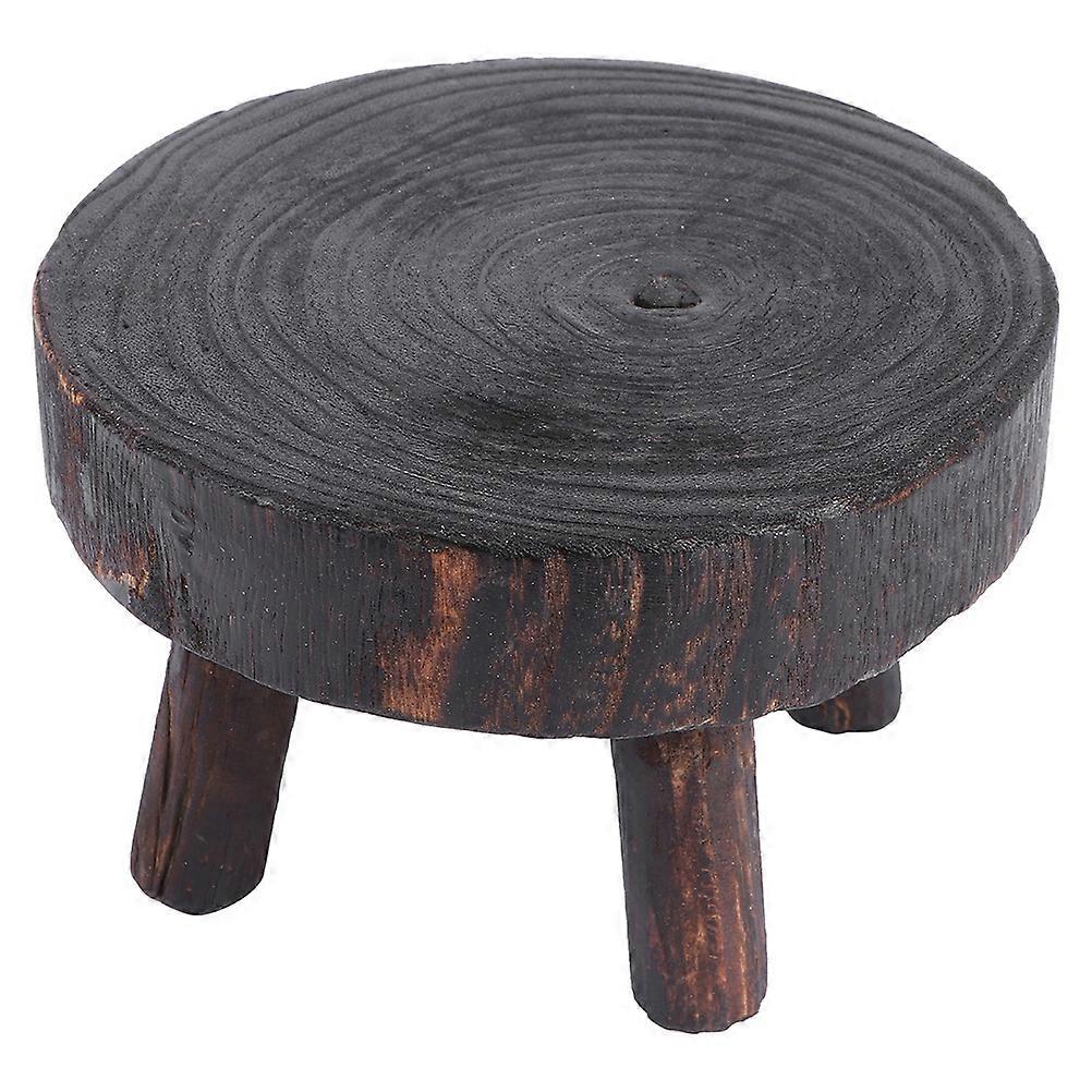 Decorative Wooden Flowerpot Rack for Storage Use 2Pcs Rustic Style