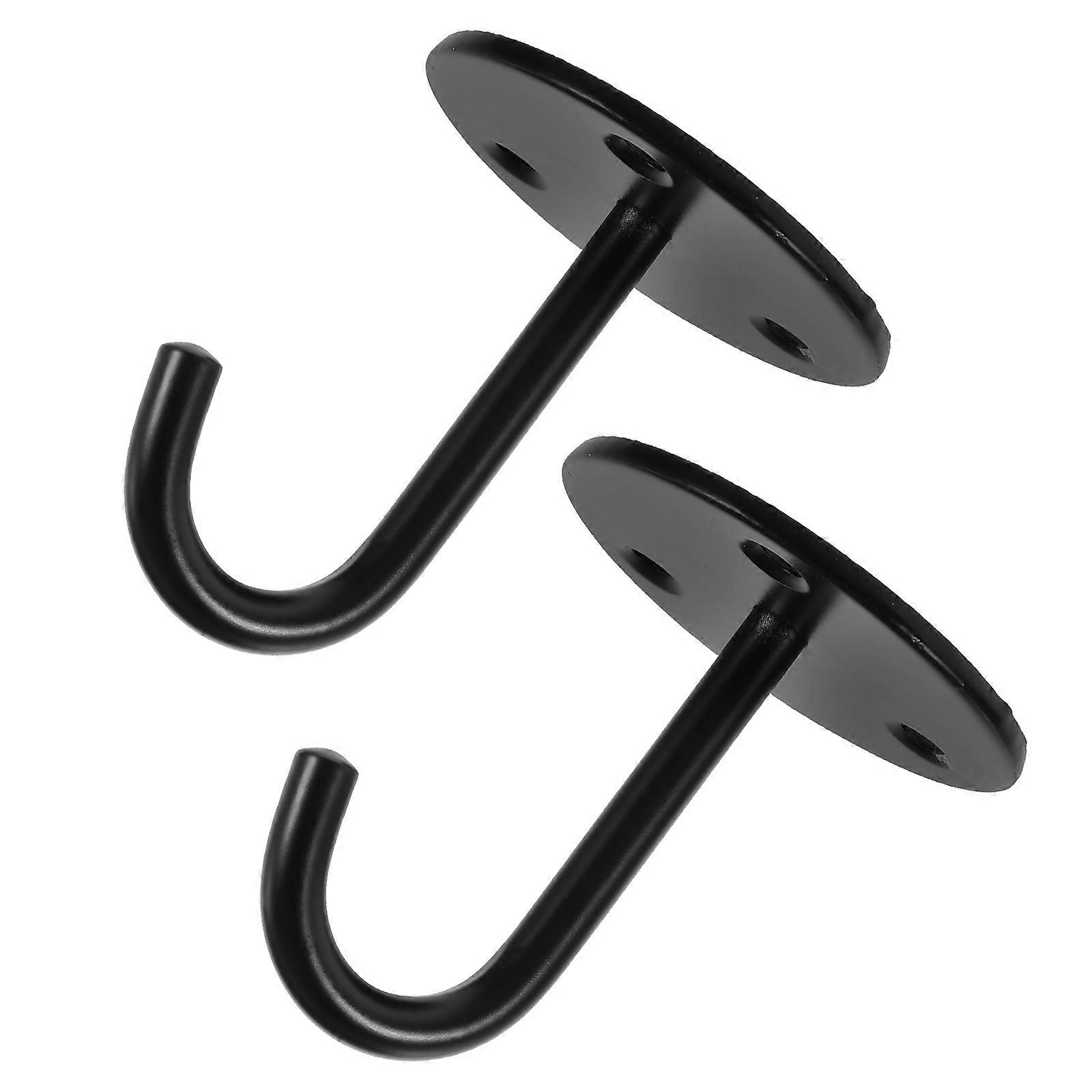 Black Ceiling Hook Heavy Duty Stainless Steel Hanging Hook 4Pcs