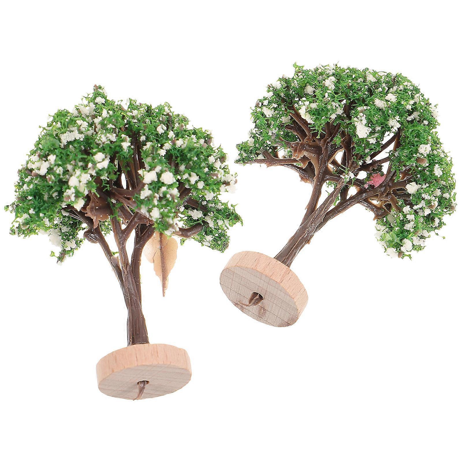 Mini Trees Ornament Miniature Trees for Decor 6Pcs Landscape Decoration