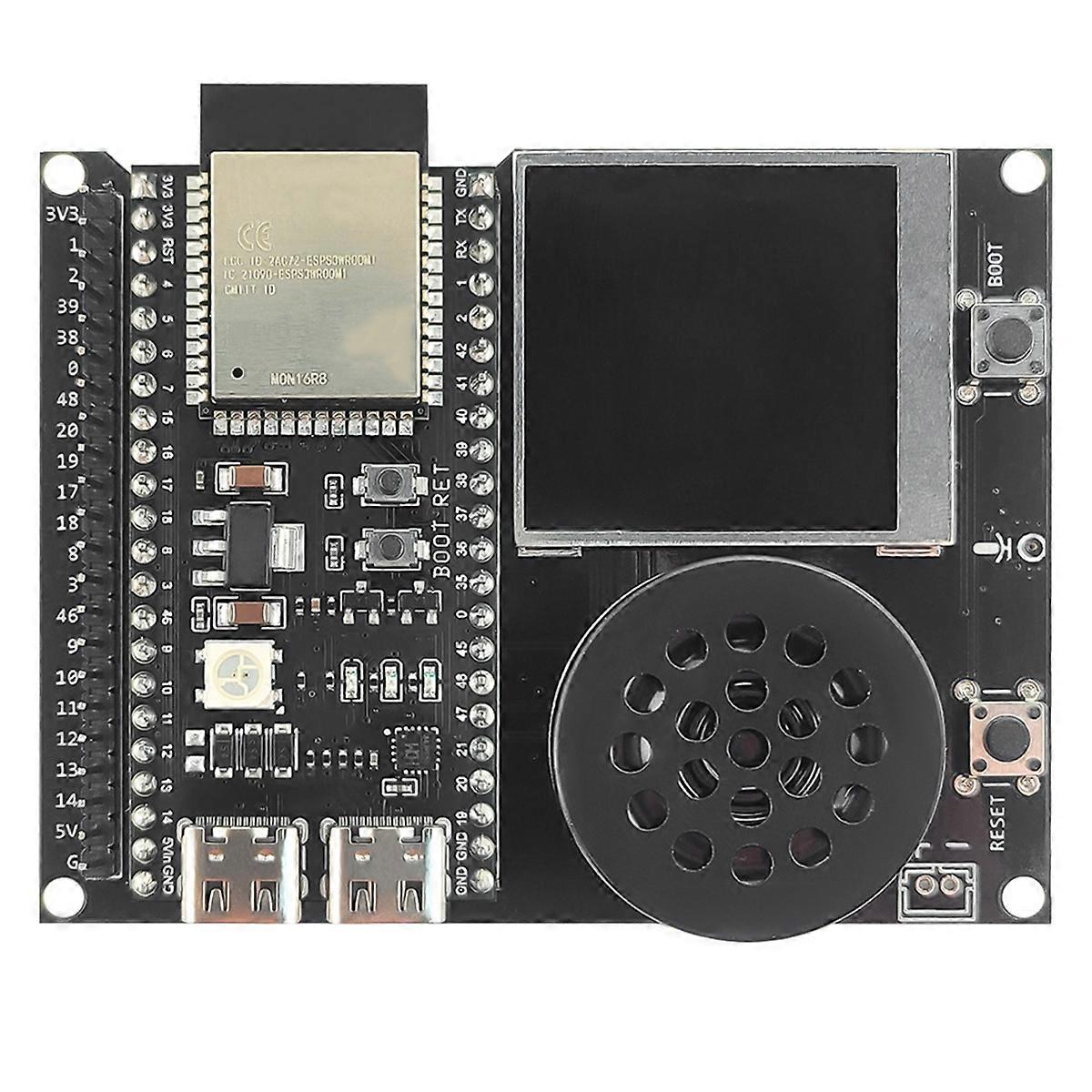ESP32 S3 N16R8 Development Board with 1.54 Inch TFT Display Speaker