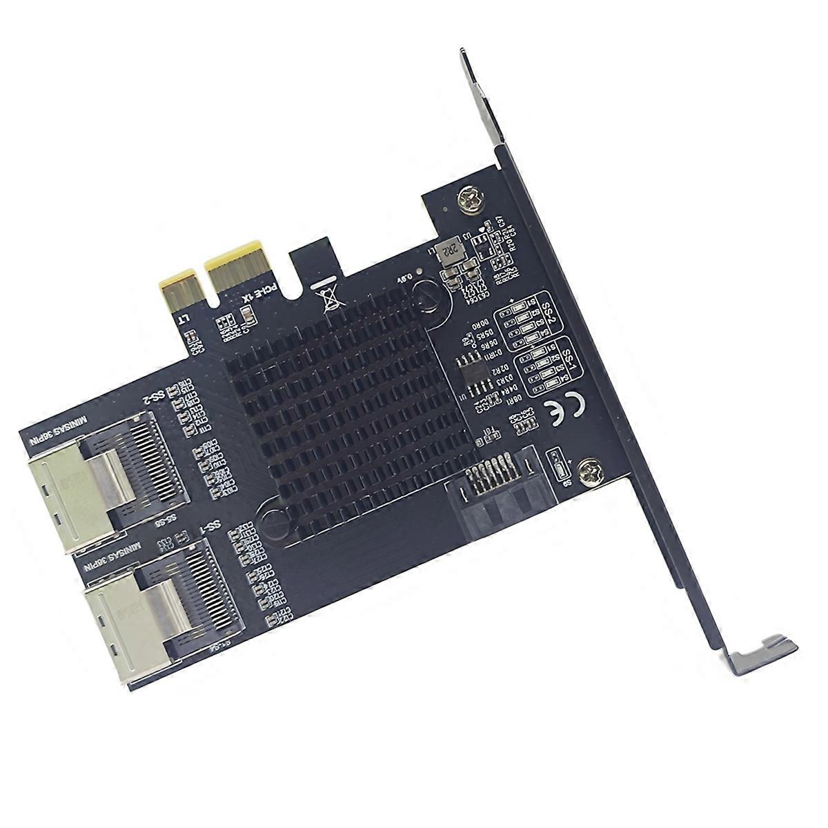 SFF-8087+ to 9-Port 3.0 Hard Drive 6G Expansion Card A