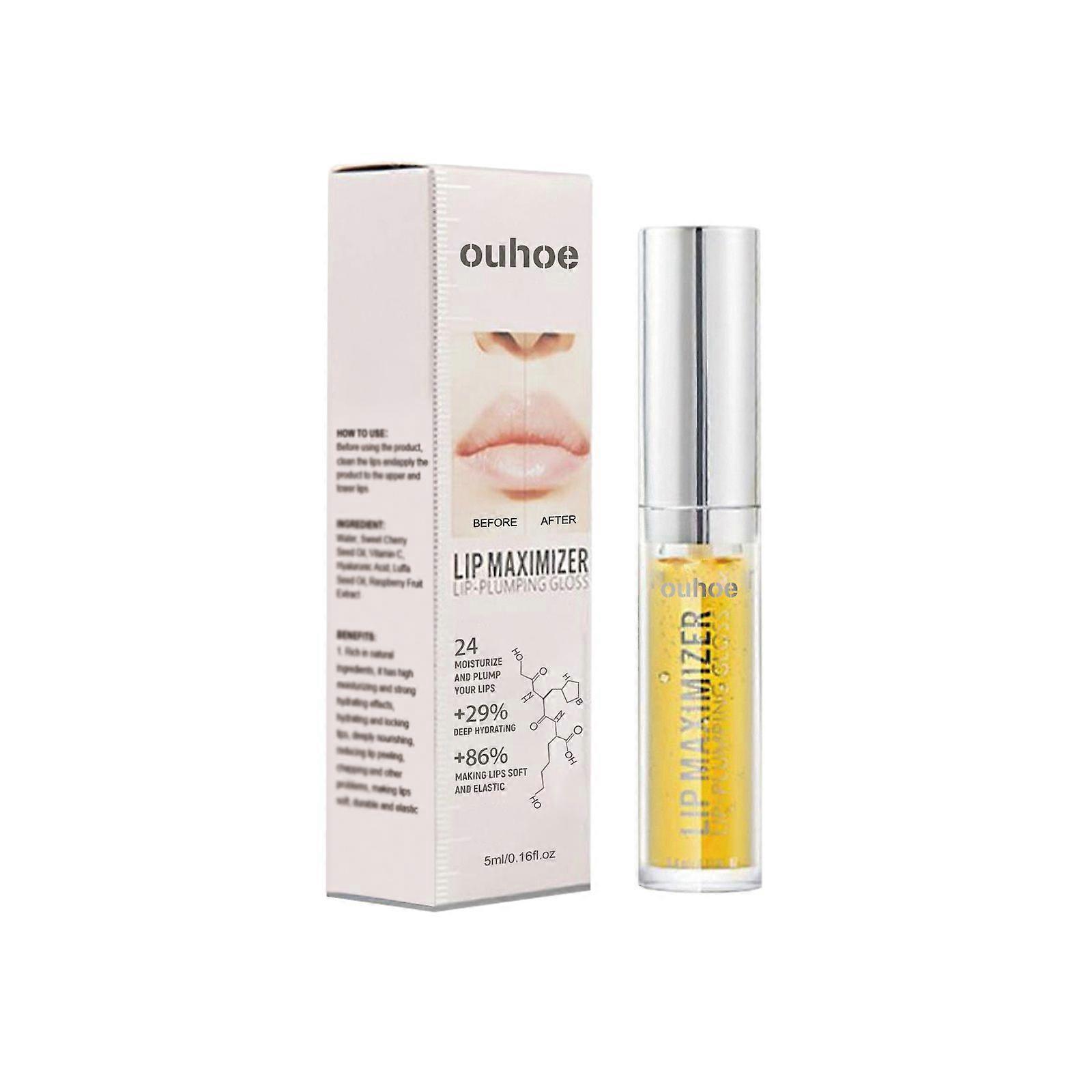 OUHOE Lip Oil, Anti-Dry And Crack Plump Moisturize Lip Care Oil