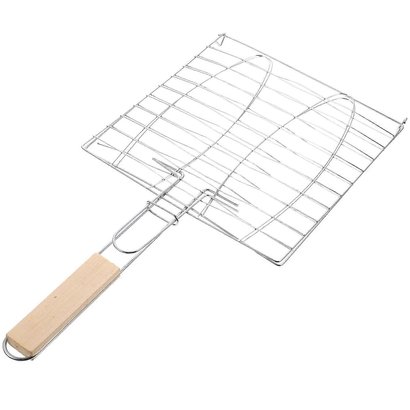 Camping Grilling Basket Grill Mesh Rack for Meat and Vegetables 5Pcs Set