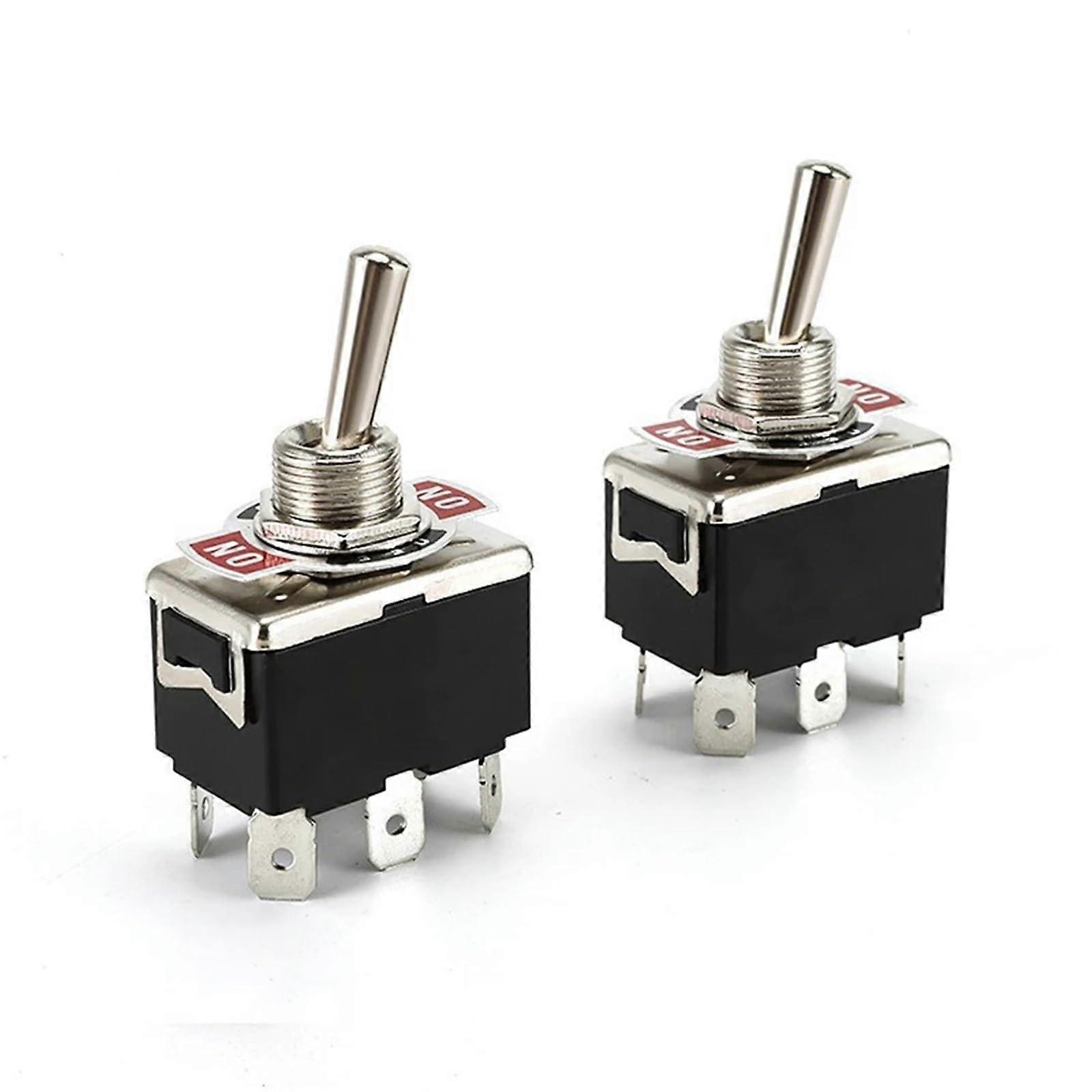 M12 Rocker Toggle Switch ONON/ONOFF/ONOFFON 2/3Position Latching 15A 250VAC