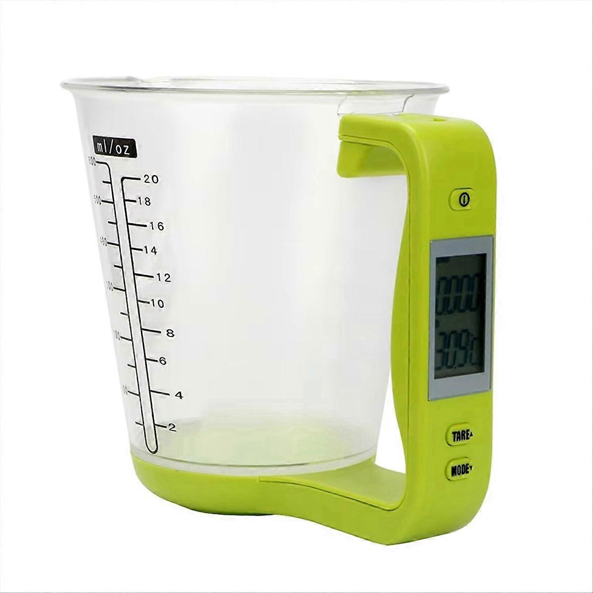 Kitchen Scale Digital Measuring Cup Scale Electronic Temperature Measuring Cup Kettle Scale Beaker w