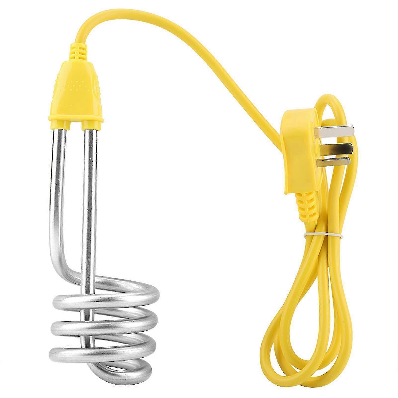 Portable Electric Immersion Heater with Spiral Tube Water Heating Element for Australian Standard 220V Plug