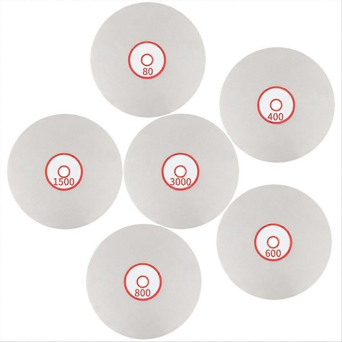 Diamond Polishing Disc Set 6 PCS, 6Inch Diamond Flat Lap