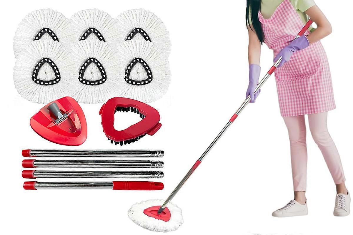 Replacement Spin Mop Head Set Compatible with O-Cedar EasyWring Spin Mop