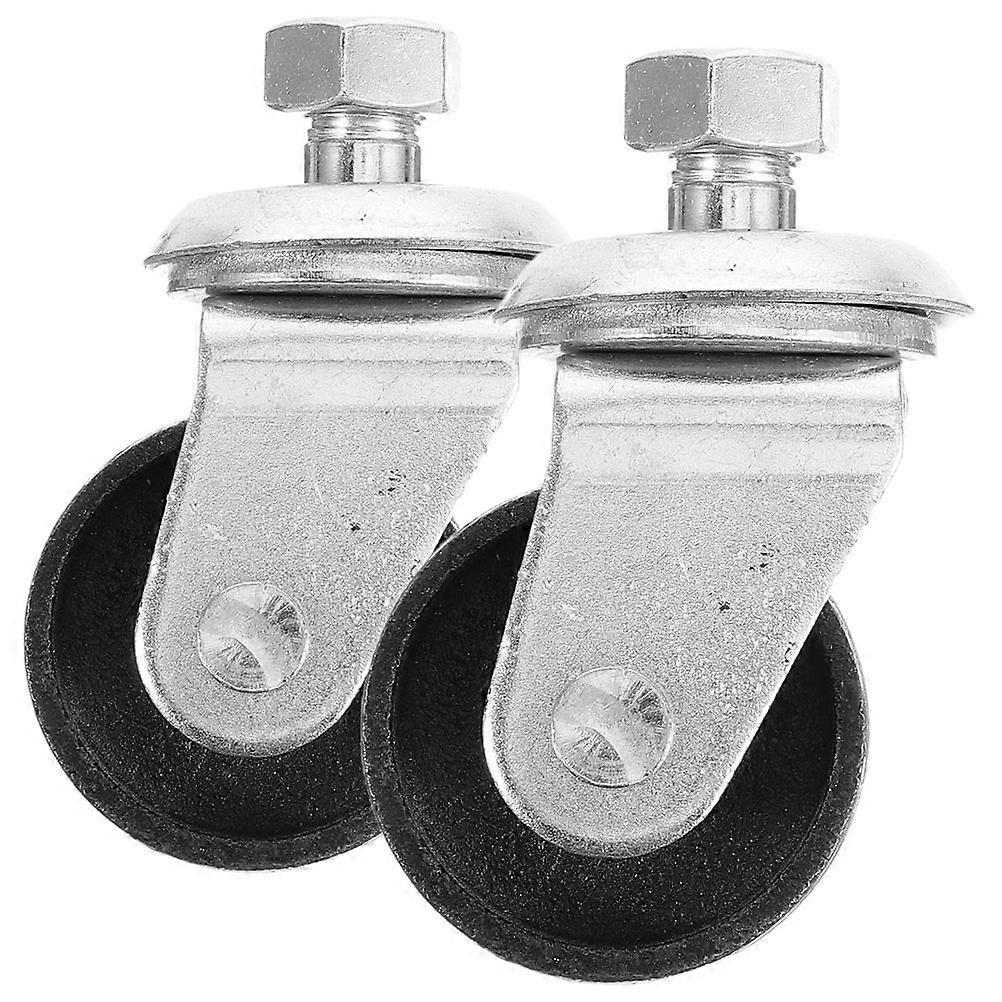 2pcs Jack Caster Wheel Jack Front Wheel Replacement Bearing Wheel Replacement