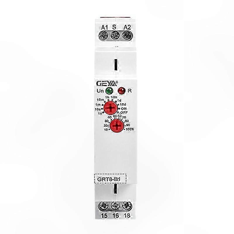 Adjustable Time Delay Relay Timer Module, 16A AC230V Electronic OFF Delay Control Unit for Industrial Applications