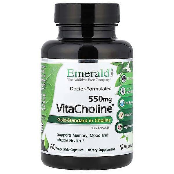 Emerald Laboratories, VitaCholine , 60 Vegetable Capsules (275 mg per Capsule)