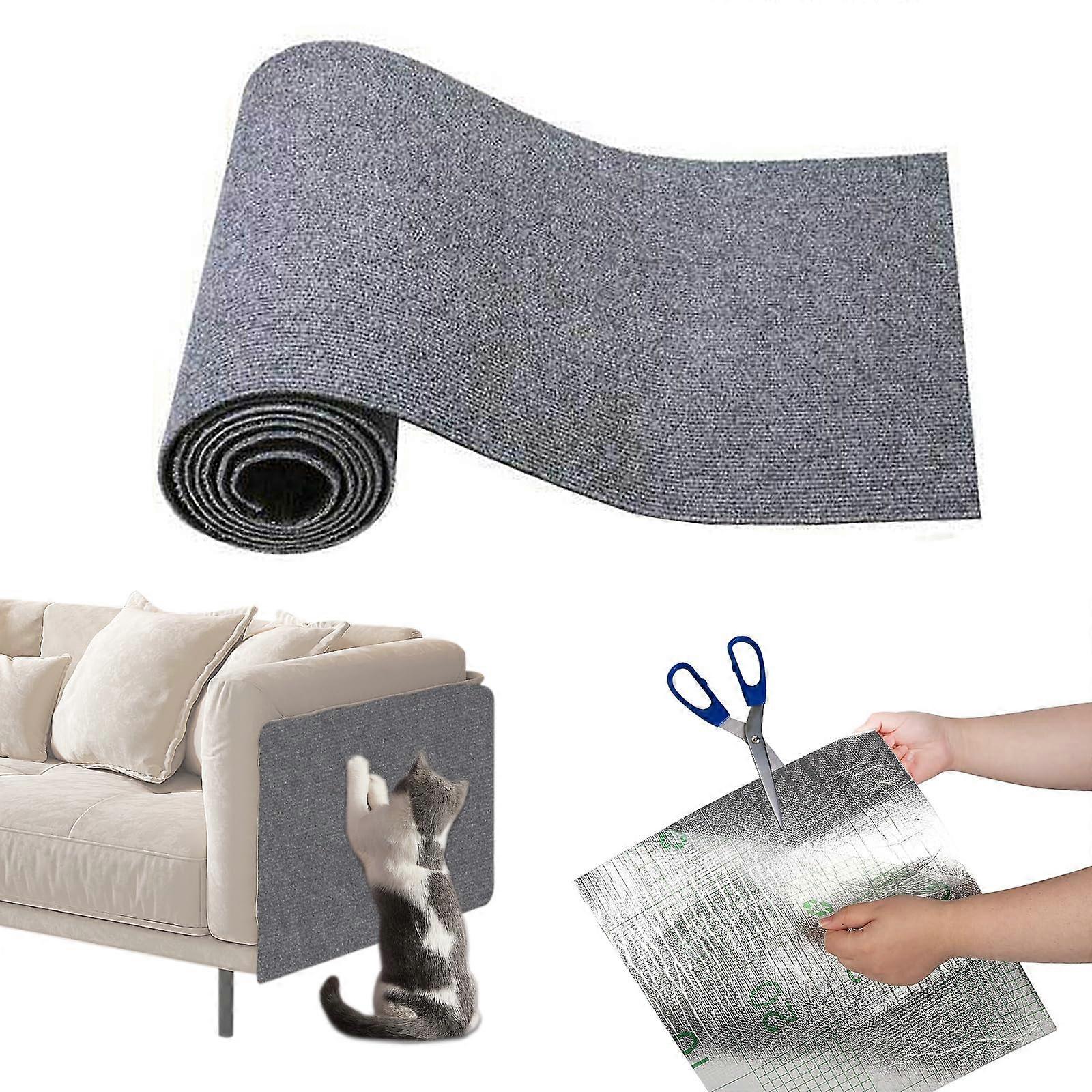 Scratching Mat SelfAdhesive 30x100 CM Cat Scratching Mat For Rugs Carpets Sofas Wall DIY Trimmable Scratch Protection