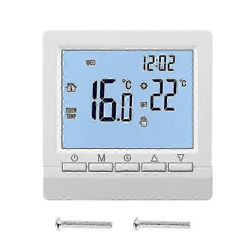 Digital Thermostat Programmable for Gas Boiler Heating Temperature Regulator Intelligent Room Controller Energy Saving