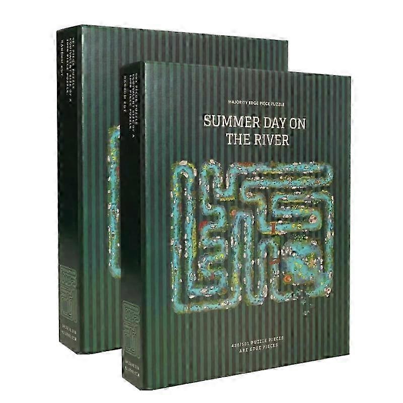 2025 Edge Piece Puzzle Game, Unique River - Themed Puzzle