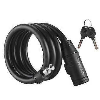 Bike Lock with Key Security Cable - Anti-Theft Lock for Bicycles and Electric Rides with Compatibility Guarantee​（​Sale​）