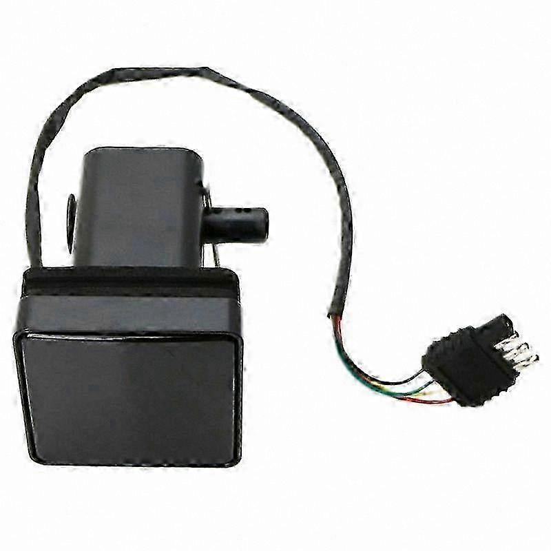 2" Vehicle Hitch Receiver Cap with 15 LED Brake Light and Smoked Lens for Trailers