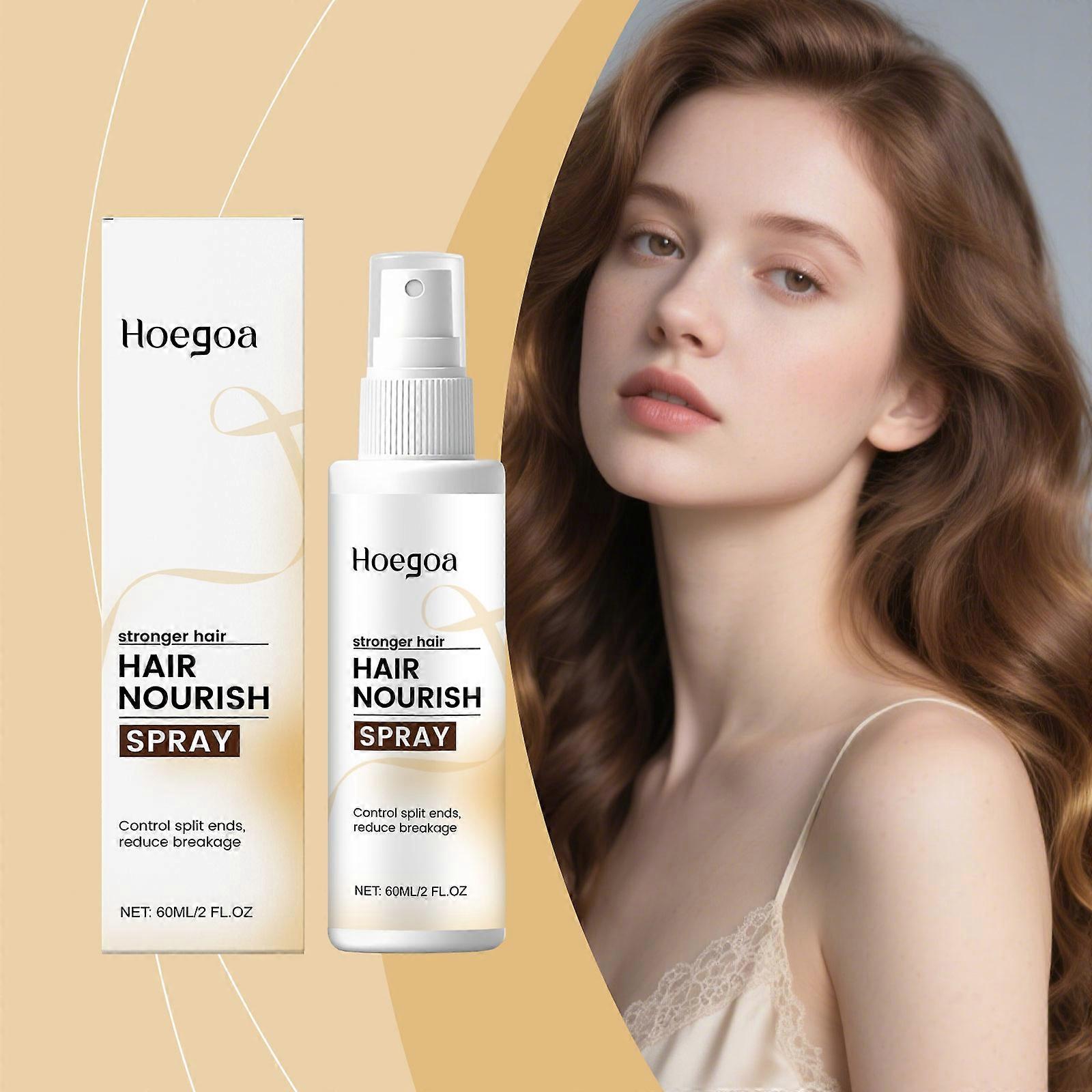 Hoegoa This Hair Care Spray Is Refreshing, Fluffy And Shiny. It Is A Portable Spray Suitable For Daily Use