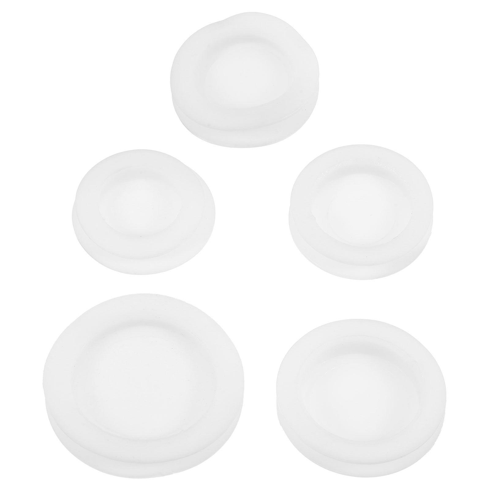 5 قطع أصبع البنك سدادة استبدال سدادات PVC لصندوق التوفير جولة البنك أصبع يغطي صندوق توفير المقابس السفلية 26 مم 25 مم 30 مم 32 مم 38 مم