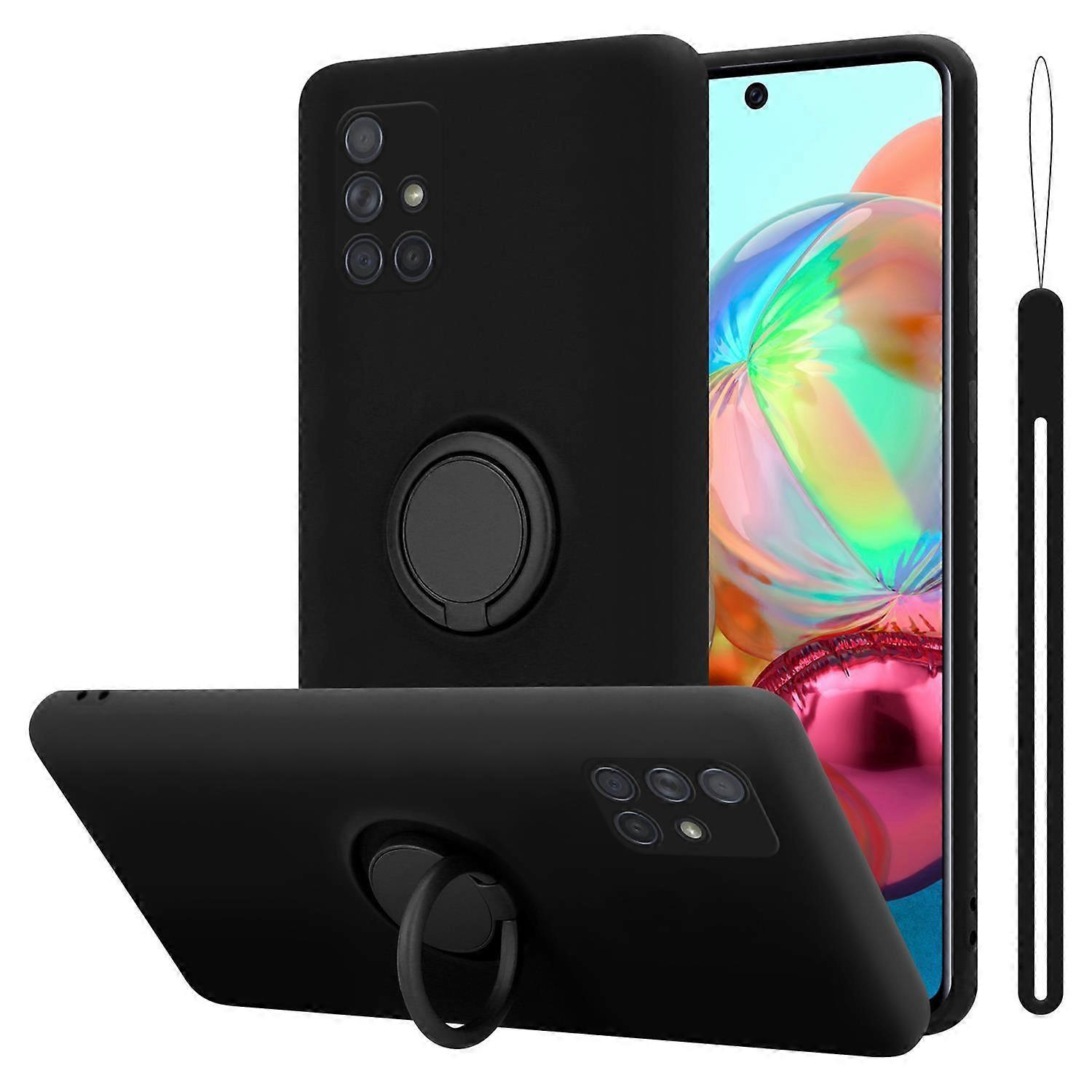 Samsung Galaxy A51 4G / M40s προστατευτική θήκη TPU Case - Liquid Design με δακτύλιο