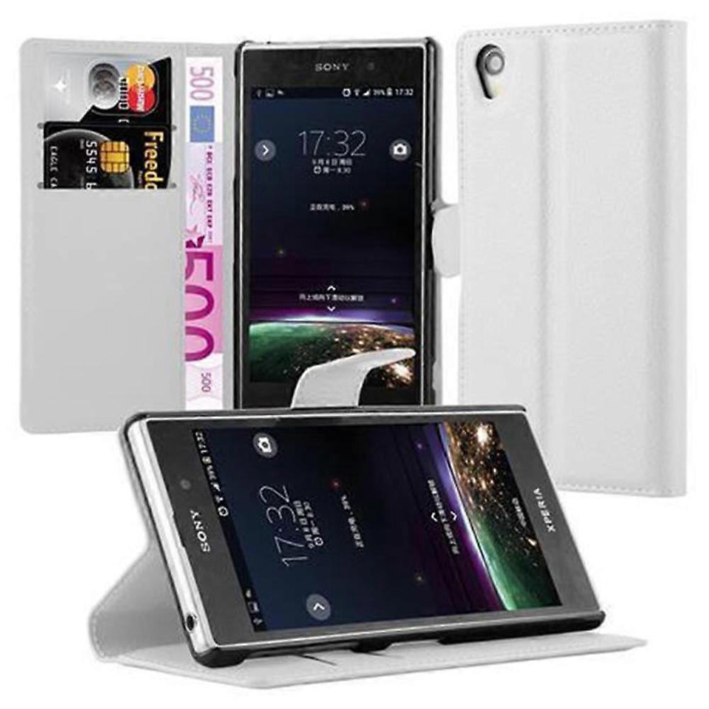 Sony Xperia Z1 Case - Protective Case with Card Slots and Stand Function