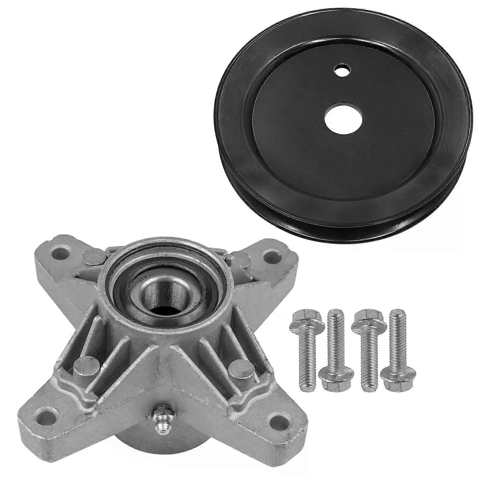 756-3096 918-04426 50" Deck Spindle & Pulley For MTD Cub Cadet 19A40013 19B40013 NO.93765