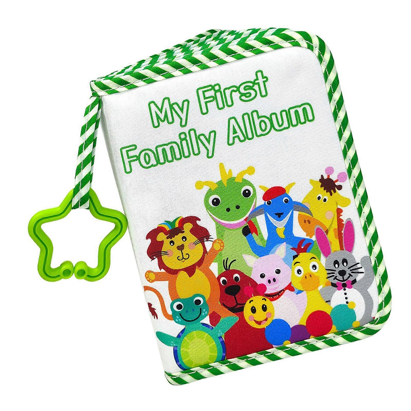 Soft Cloth Baby Record Album for Documenting Growth with Cloth Page Babys First Year Photo Book for Newborns Toddlers Multicolor