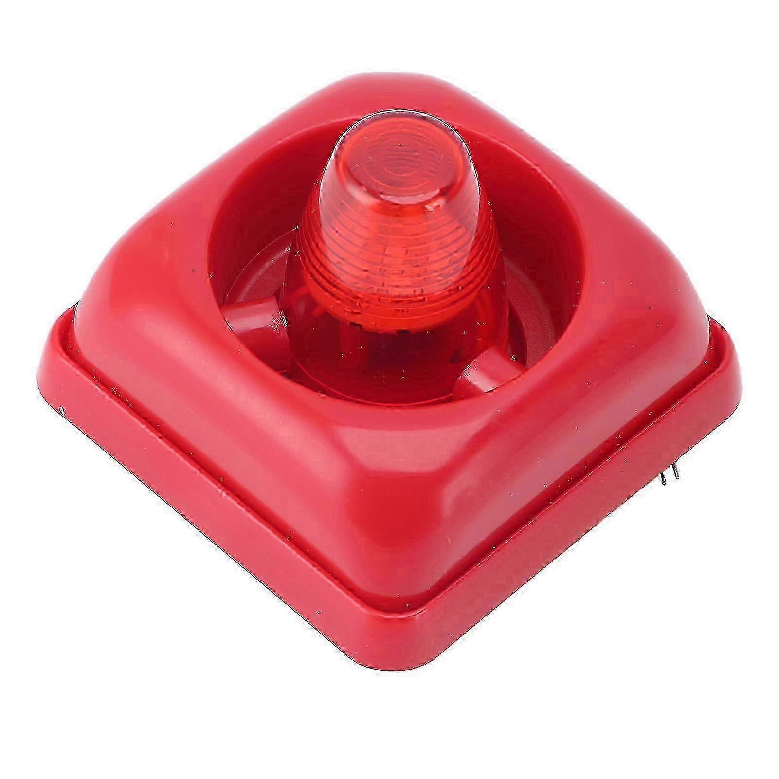 LED Audible Visual Alarm Strobe Warning Horn 3 Sound Modes Flashing Light Fire Security Horn DC12V 24V f74 2025