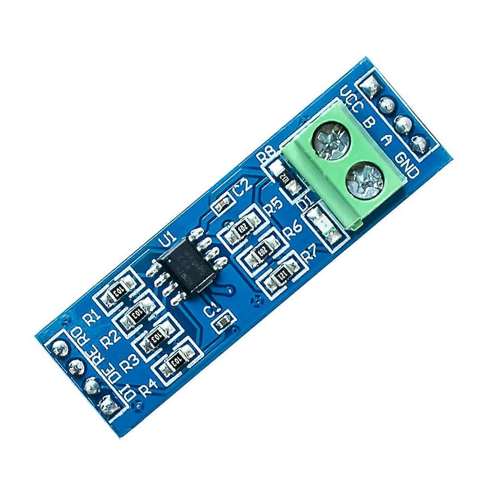 TTL RS485 Communication Module MAX485 Module RS485 TTL Turn To RS485 MAX485CSA Adapter Microcontroller Board Multicolor