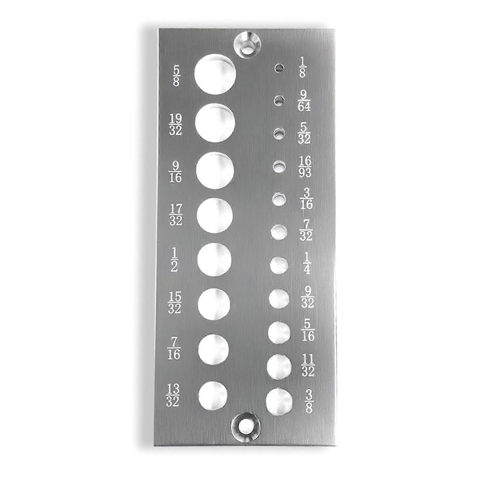 Dowel Maker Tool Steel Dowel Plate For Woodworking Precisions Crafting With 3mm To 16mm Sizing Measurements Multicolor