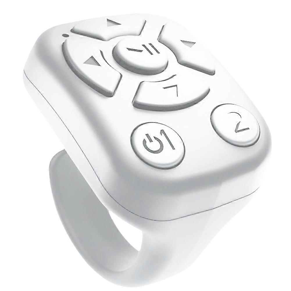 Scrolling Ring,Bluetooth Remote for TikTok Clips & Tunes, for IPhone Fingertip Bluetooth Controller, with Camera Shutter