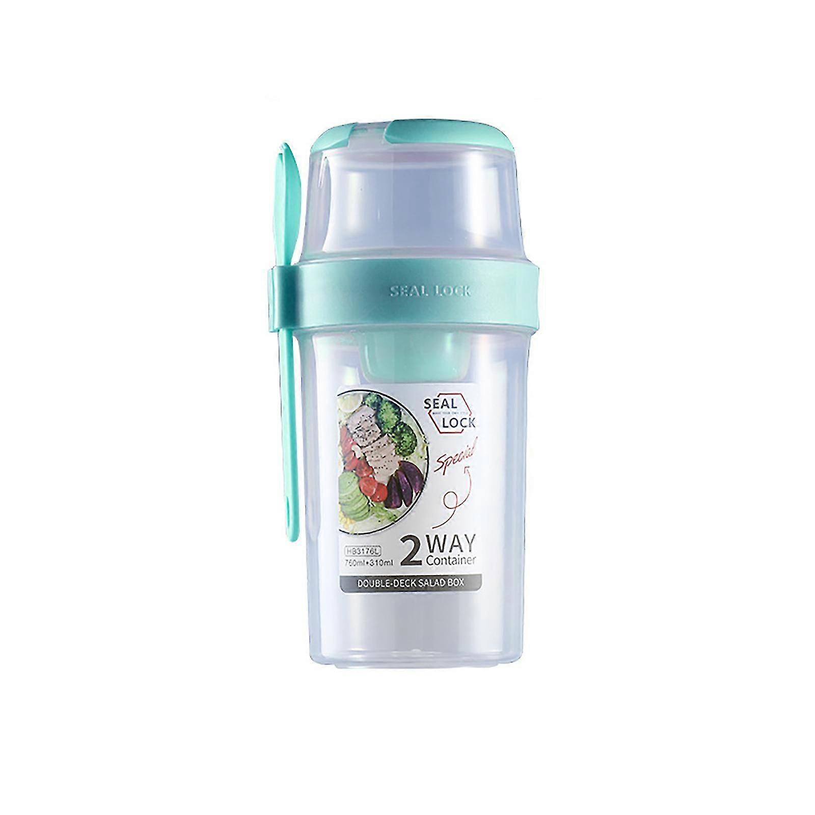 salad cup with fork for fruits and vegetables