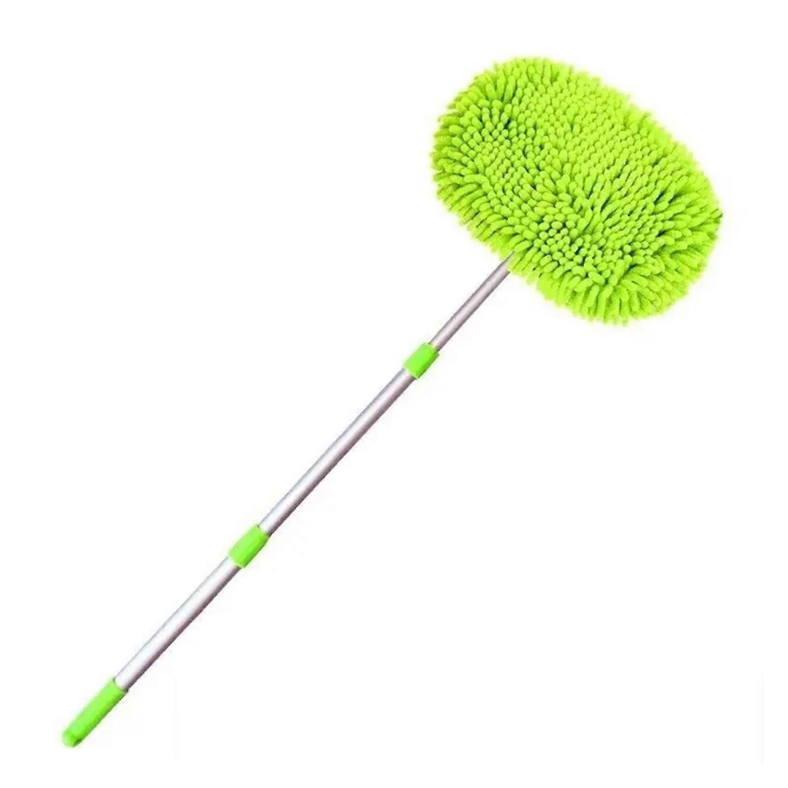 Car Wash Mop with Retractable Long Handle Cleaning Brush for Vehicle Exterior Without Marks