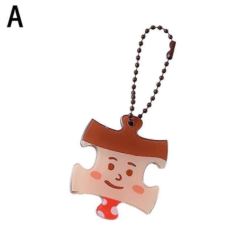 Building Blocks Keychain For Kids Cute Fun Key Trinket Building Blocks Puzzle Pendant Keychain Gift For Friend Couple
