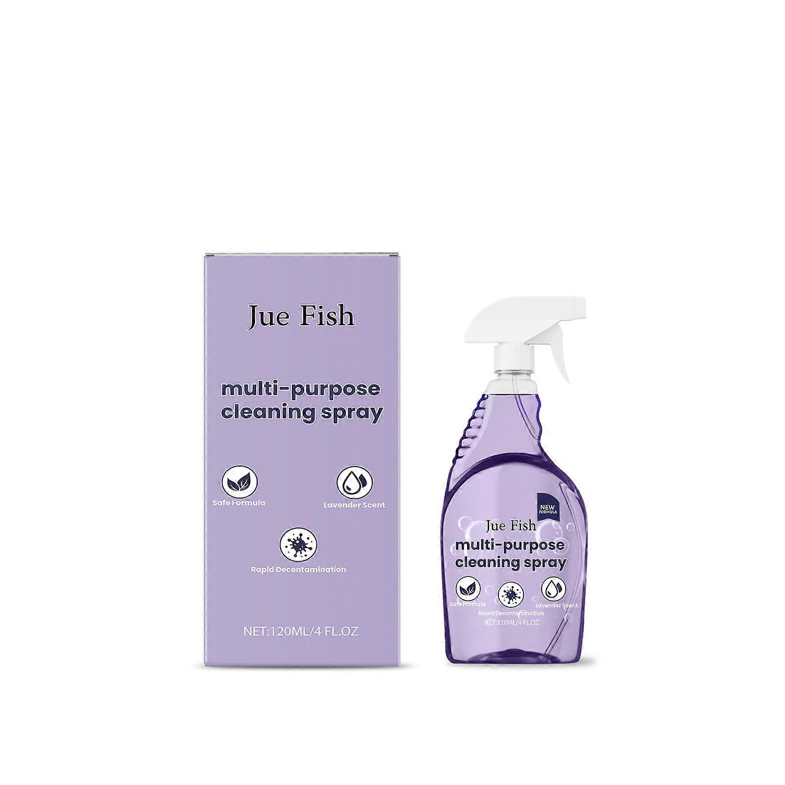 Jue Fish Multi-Purpose Cleaning Spray, A Multi-Functional Cleaner For Easily Cleaning Grease And Stains On Kitchen Stoves And Kitchenware