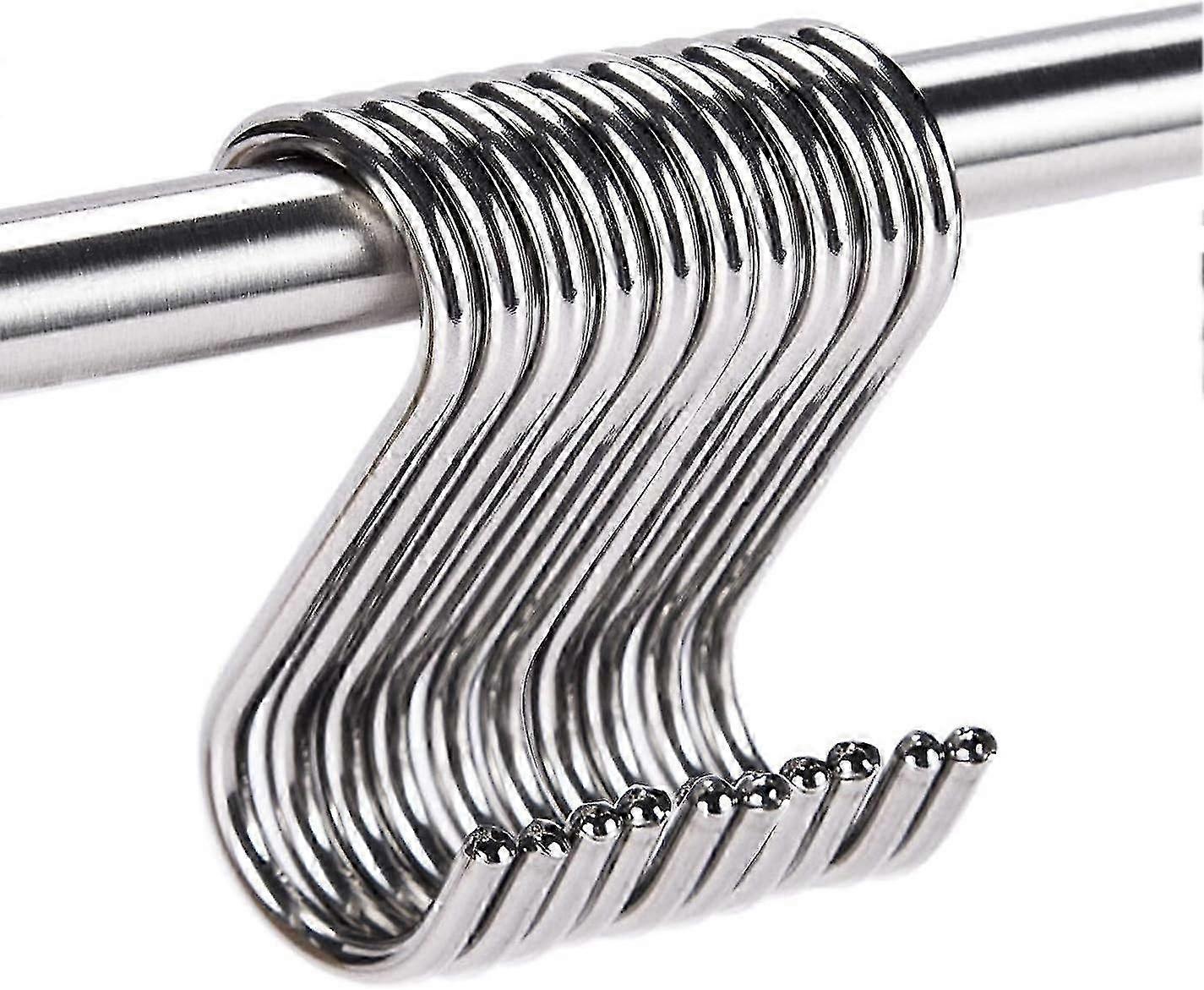 10Pcs S Hooks for Wall Mount Storage Organizer Durable EU