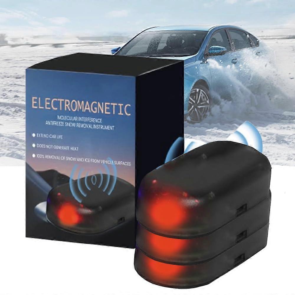 Electromagnetic Car Snow Removal Device with Rapid Frost Removal and Dual Power Supply for Winter