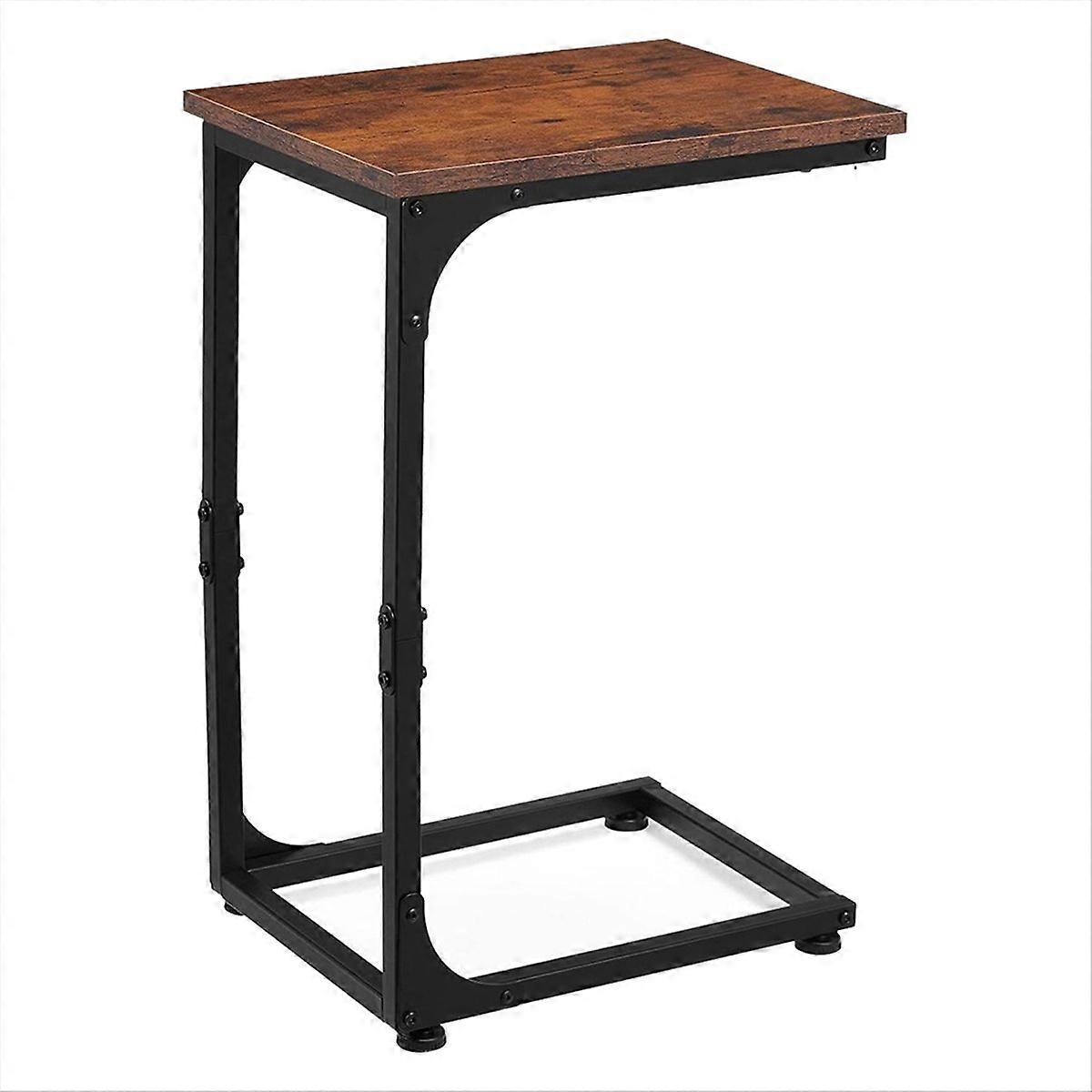 C-Shaped Side Table,Bedside Table,End Table for Spaces