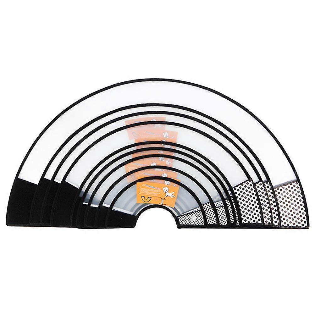 Pet Elizabeth Ring Bite Ring Collar for Dog Grooming 1 Piece White