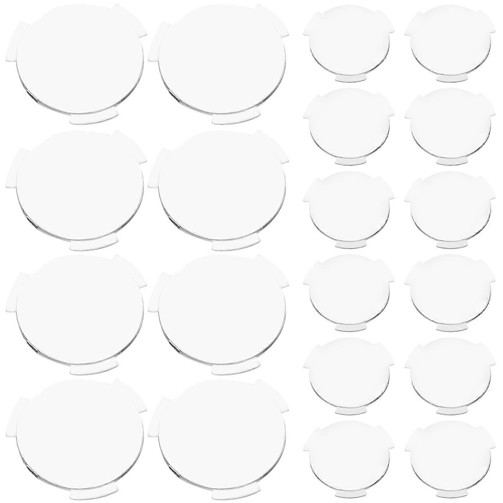 Vr Glasses Lens Replacement 3D Glasses Accessories Light Blocking Lens 60Pcs