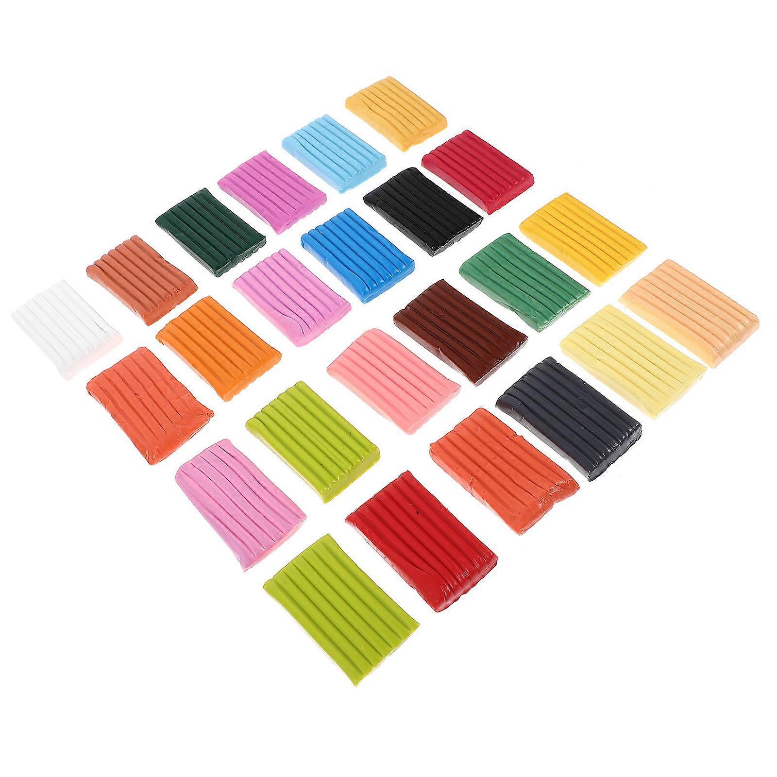 2 Boxes Light Clay Modeling Clay Kit for DIY Assorted Color Craft Set