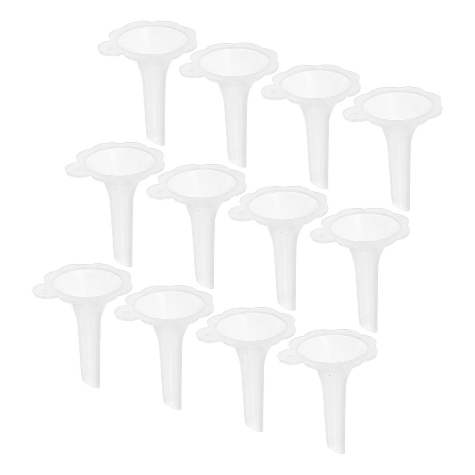 Transparent Mini Clear Funnels for Filling 100Pcs PP Multi-Functional Liquid Funnels