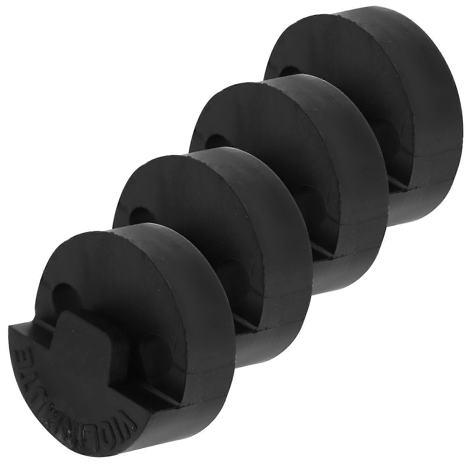 Violin Mute Pad Rubber Device for Violin Use 4Pcs Silent Practice Accessory