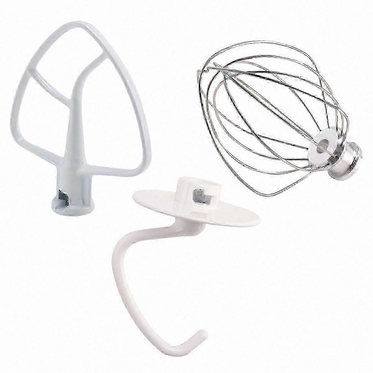 Stand Mixer Accessory Kit with Dough Hook and Wire Whip for Kitchen Use