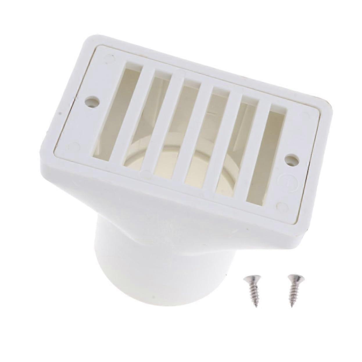 Square Swimming Pool Main Drain Cover for Outdoor Pool Overflow Control and Safety Use