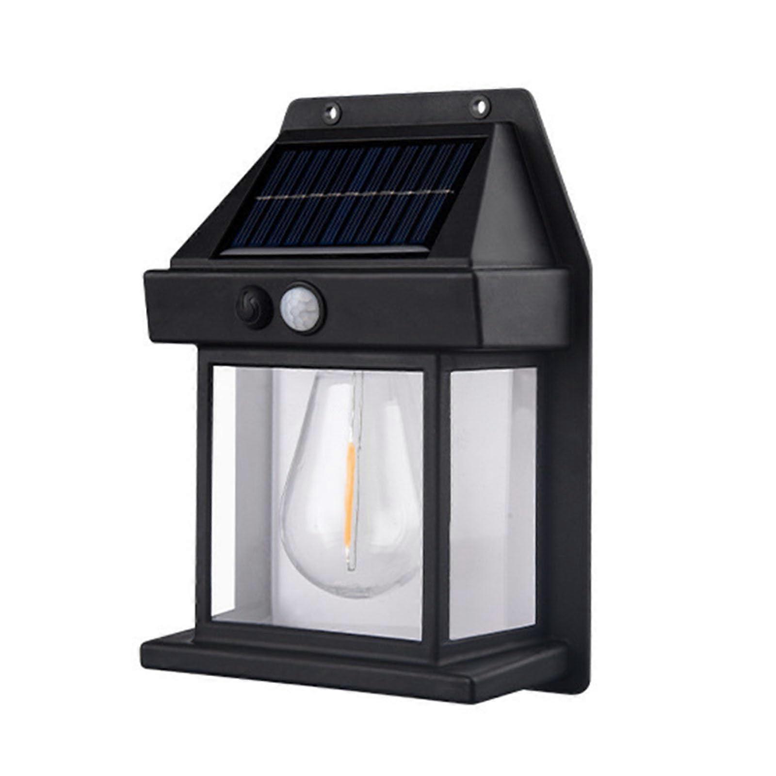 IP65 Solar Security Light Dusk To Dawn Motion LED Wall Sconce Model B For Patio