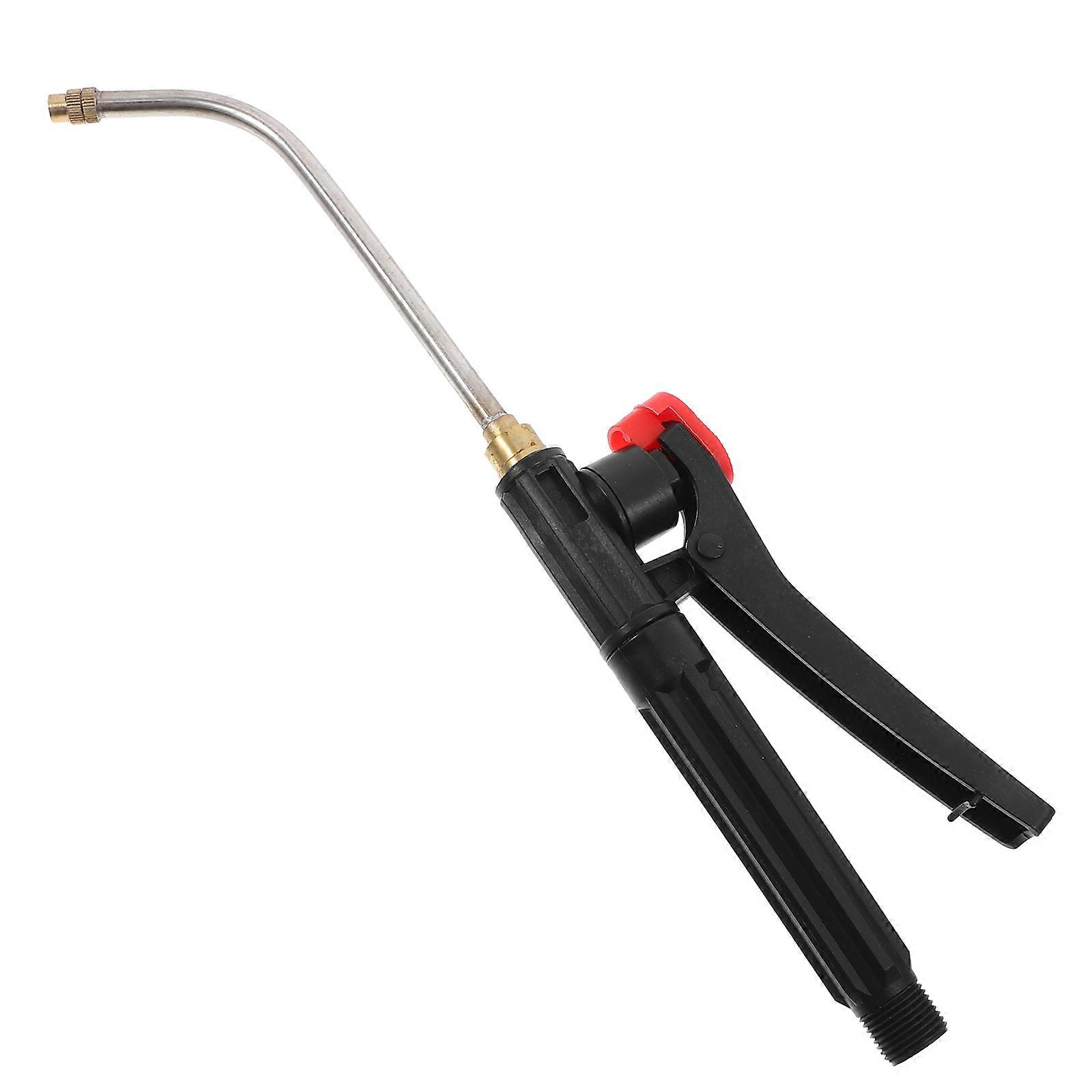Extended Curved Sprayer Wand for Backpack Sprayers Compatible with Most Models Black PP Copper Replacement Part