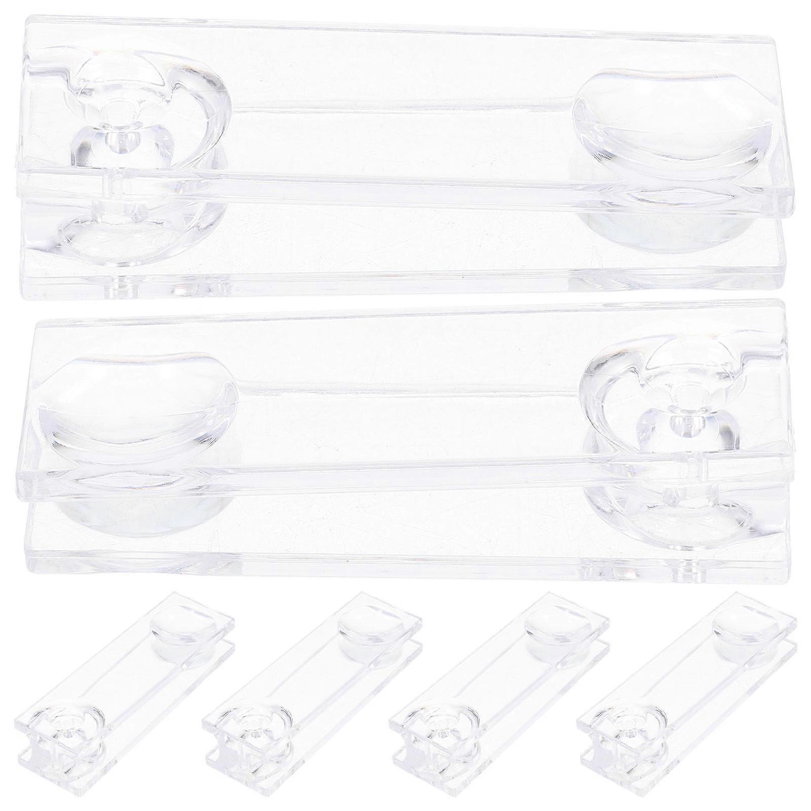 Acrylic Blind Cord Weight Handle for Windows at Home Transparent Color Material Easy Installation 6 Pieces